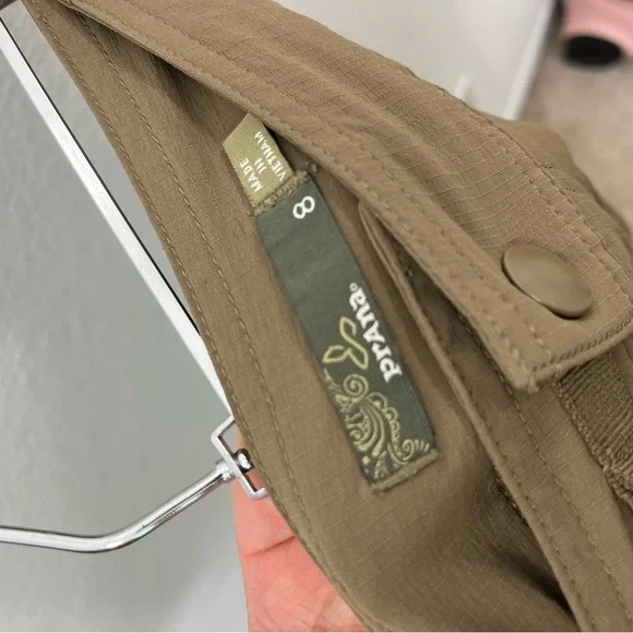 prAna Jasmine Knicker Women's Green Capri Pant size 8 Performance Pant‎ - Picture 6 of 9